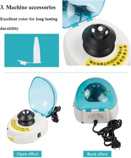 RFWR® Mini Handcentrifuge voor 0,2–2 ml buisjes
