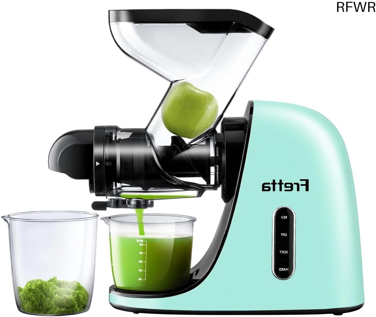 De RFWR Slow Juicer elektrische sapcentrifuge in één oogopslag