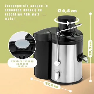 Wat vinden we goed aan de RONN® Sapcentrifuge Zwart