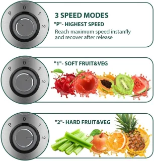 Royalty Line PJ7611 Sapcentrifuge 600W RVS Zwart