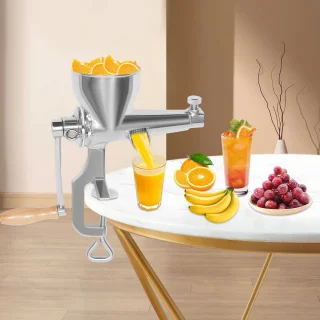 RVS handmatige sapcentrifuge