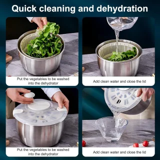 RVS Saladecentrifuge 5 L