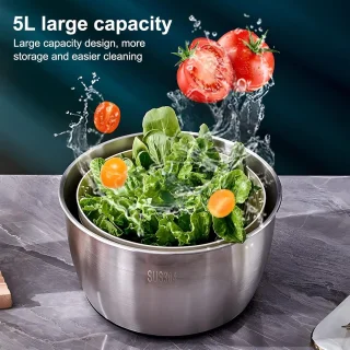 RVS Saladecentrifuge 5 L