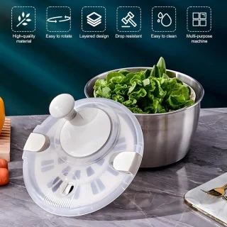 RVS Saladecentrifuge 5 L