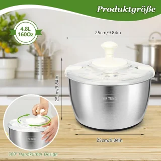 RVS Slacentrifuge 4,8 L