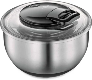 RVS slacentrifuge met deksel