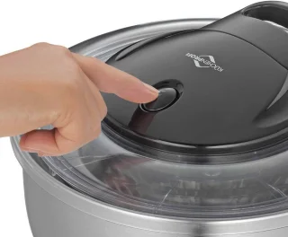 RVS slacentrifuge met deksel
