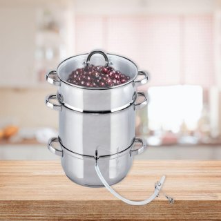 Wat vinden we goed aan de RVS Stoomsapcentrifuge voor Groenten en Fruit