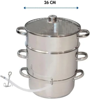 RVS Stoomsapcentrifuge voor Groenten en Fruit