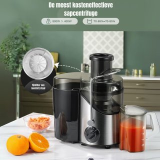 Wat vinden we goed aan de RVV® Slowjuicer Zwart
