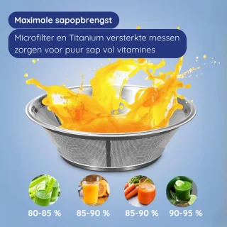 Safecourt Kitchen Sapcentrifuge 1200W 3Snelheden