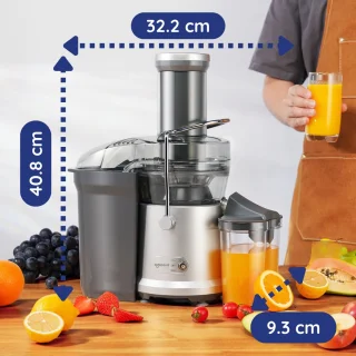 Safecourt Kitchen Sapcentrifuge 1200W Groente & Fruit Juicer