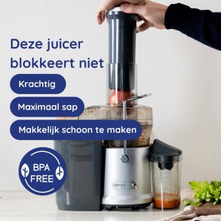 Safecourt Kitchen Sapcentrifuge 1200W Groente & Fruit Juicer