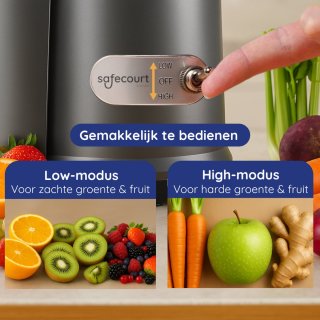Safecourt Kitchen Sapcentrifuge 1200W Groente & Fruit Juicer