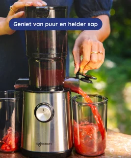 Safecourt Kitchen Sapcentrifuge Slowjuicer Zwart
