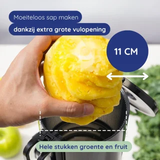 Safecourt Kitchen Sapcentrifuge Slowjuicer Zwart