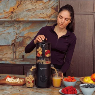 Wat vinden we goed aan de Safecourt Kitchen Slow Juicer XXL - Sapcentrifuge Zwart