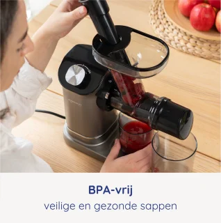Safecourt Kitchen Slowjuicer 700ml Grijs