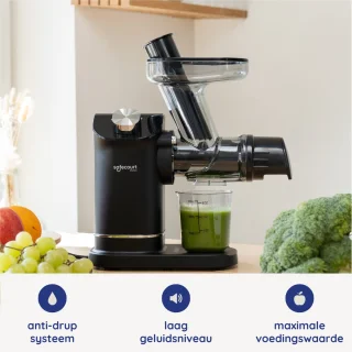 Safecourt Kitchen Slowjuicer 700ml Zwart