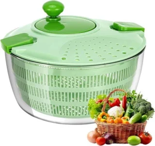 Salade centrifuge met deksel