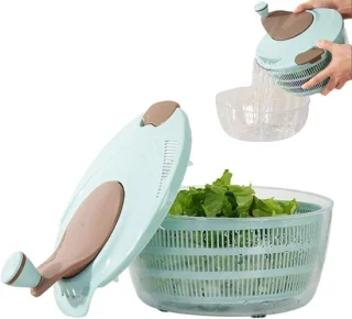 Saladecentrifuge Groentendroger 24,5x16,5 cm Blauw