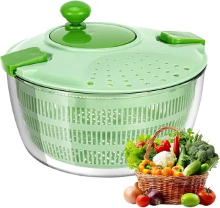 Saladecentrifuge met deksel