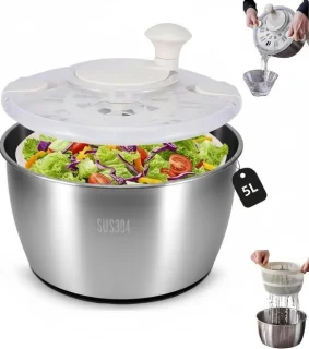 Saladecentrifuge RVS 5 L