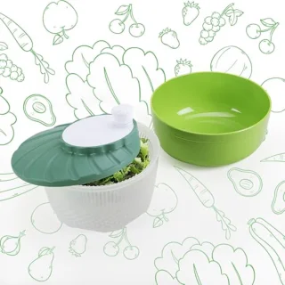 Saladespin en saladekom