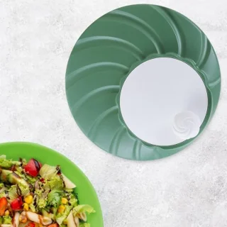Saladespin en saladekom