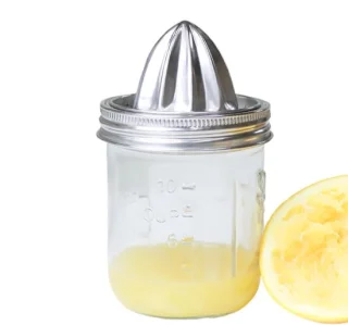 Sap juicer deksel roestvrij staal zilver