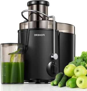 Sapcentrifuge fruitpers zwart