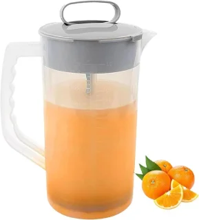 Sapcentrifuge Mengkan - Drankdispenser Kan - Dranken Mengen - Lekvrij Deksel - 2000 ml - Veelkleurig