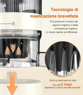 Sapcentrifuge voor groenten en fruit