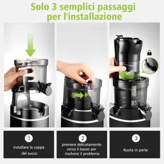 Sapcentrifuge voor groenten en fruit