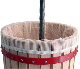Sapfilterzak voor fruitpers - wit - 12 liter