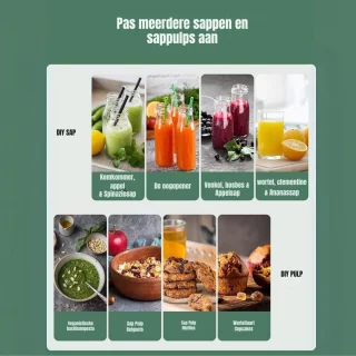 SCH® Slowjuicer Sapcentrifuge Zwart