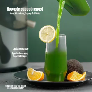 SCH® Slowjuicer Sapcentrifuge Zwart