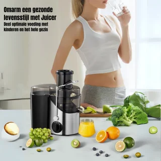 SCH® Slowjuicer Sapcentrifuge Zwart