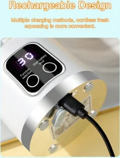 S&E Mini Juicer USB Oplaadbaar Paars