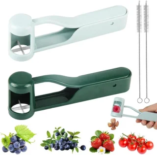 Set van 4 snijhulpen voor groenten en fruit - SolidKeus