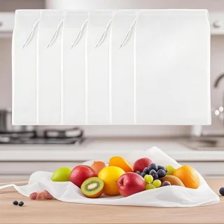 Set van 8 nylon filterzakken 20 x 30 cm