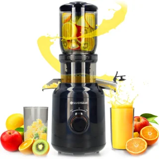 Silvergear Slowjuicer XL 1000ml Zwart