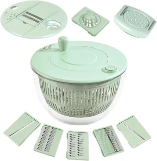 Sla centrifuge - 23.5 cm - groen