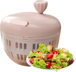 Sla droger salade waskom 800 ml roze