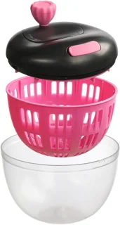 Slacentrifuge 800 ml zwart roze
