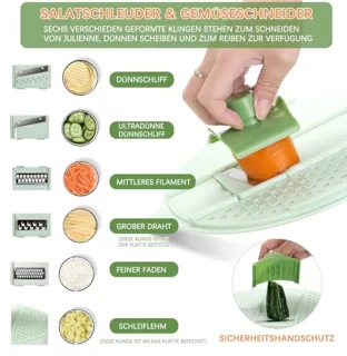 Slacentrifuge en Groentesnijder