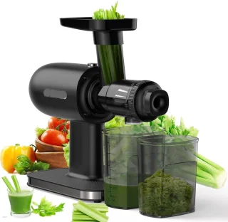 Slow Juicer 200W 78mm Masticating Juice Extractor