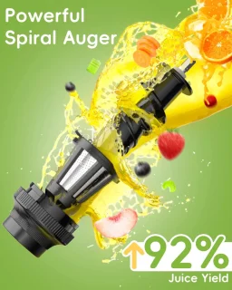 Slow Juicer Masticating Machine met Omkeerfunctie