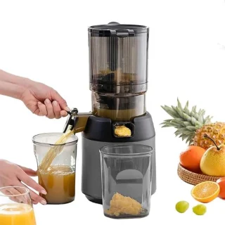 Slow Juicer Sapcentrifuge 13 cm Zwart