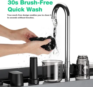 Slowjuicer 150W met 450ml pulpcontainer